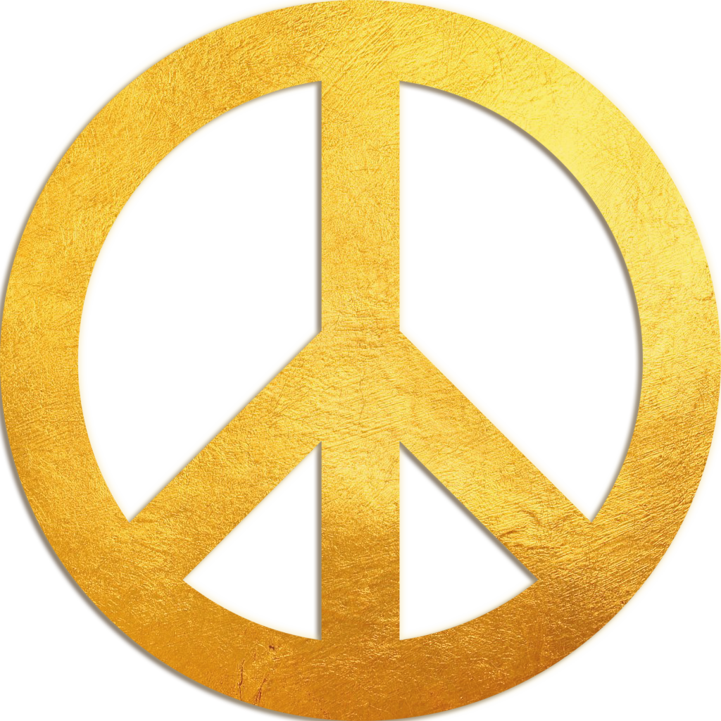 gold-peace-sign